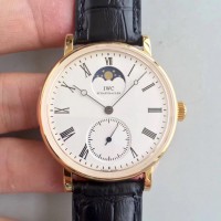 Réplique IWC Vintage Portofino IW544803 Cadran Blanc - Or