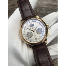 Réplique A. Lange & Sohne Datograph Flyback Or Rose Homme 403.032