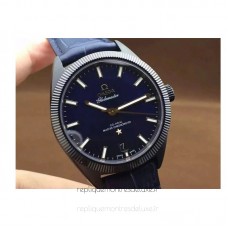 Réplique Omega Constellation Globemaster 39MM PVD Bleu Dial 