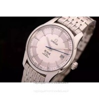 Réplique Omega De Ville 41MM Acier inoxydable Blanc Dial 