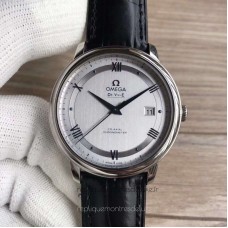 Réplique Omega De Ville Prestige Co-Axial 39.5MM 424.13.40.20.02.003 Acier inoxydable argent Dial 