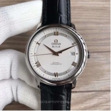 Réplique Omega De Ville Prestige Co-Axial 39.5MM 424.13.40.20.02.005 Acier inoxydable argent Dial 