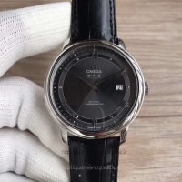 Réplique Omega De Ville Prestige Co-Axial 39.5MM 424.13.40.20.06.001 Acier inoxydable Noir Dial 