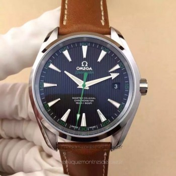 Réplique Omega Seamaster Aqua Terra 150M Golf 41MM Acier inoxydable Noir Dial 