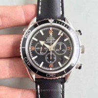 Réplique Omega Seamaster Planet Ocean 600 M Co-Axial Chronographe 2210.51.00 Acier inoxydable Noir Dial 