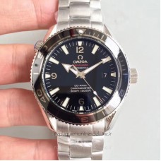 Réplique Omega Seamaster Planet Ocean Liquid Metal 1948 LMPO 222.30.42.20.01.001 Acier inoxydable Noir Dial 