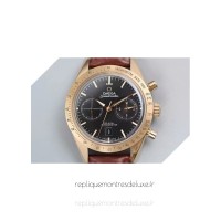 Réplique Omega Speedmaster 57 Chronographe 41MM Or rose /Acier inoxydable Noir Dial 