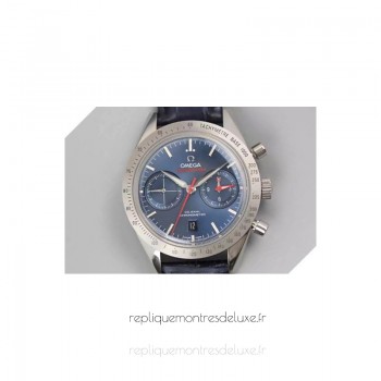 Réplique Omega Speedmaster 57 Chronographe 41MM Acier inoxydable Bleu Dial 