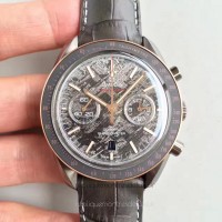 Réplique Omega Speedmaster Gris Side of The Moon Meteorite 311.63.44.51.99.002 PVD /Or rose Gris Dial 