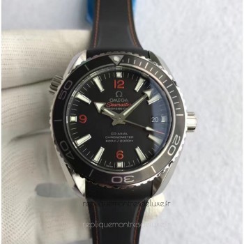 Réplique Omega Seamaster Planet Ocean 600M 232.32.46.21.01.005 45.5MM Acier inoxydable Noir Dial 