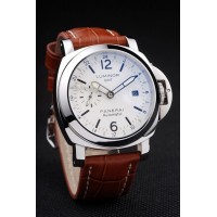 Réplique Montre Panerai Luminor 3 Days Automatic GMT cadran blanc