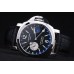 Réplique Montre Panerai Luminor 3 Days Automatic GMT bracelet cuir noir