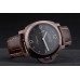 Réplique Montre Bracelet en cuir brun Panerai Luminor cadran noir 1