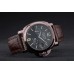 Réplique Montre Bracelet en cuir brun Panerai Luminor cadran noir 5