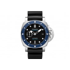 Réplique Montre Panerai Submersible Azzurro 42mm Acier edition Limitee 500 Pieces PAM01209