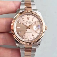 Réplique montre Datejust II 116333 41MM en acier inoxydable et or rose cadran en or rose