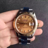 Réplique montre Datejust II 116333 Cadran Champagne en acier inoxydable et or jaune 41MM