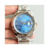 Réplique montre Datejust II 116334 cadran bleu en acier inoxydable 41MM