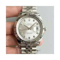 Réplique montre Datejust II 116334 Cadran Acier Inoxydable 41MM Rhodium & Diamants