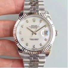 Réplique montre Datejust II 126334 cadran de mère de perle en acier inoxydable de 41MM