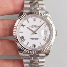 Réplique montre Datejust II 126334 Cadran Blanc En Acier Inoxydable 41MM