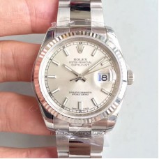 Réplique montre Datejust II 126334 cadran en acier inoxydable rhodié de 41MM