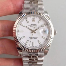 Réplique montre Datejust II 126334 Cadran Blanc En Acier Inoxydable 41MM