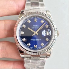 Réplique montre Datejust II 126334 Cadran Bleu En Acier Inoxydable 41MM