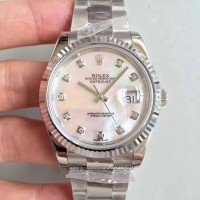 Réplique montre Datejust II 126334 cadran de mère de perle en acier inoxydable de 41MM