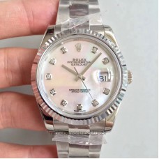 Réplique montre Datejust II 126334 cadran de mère de perle en acier inoxydable de 41MM