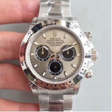 Réplique montre Daytona Cosmograph 116509 cadran argenté en acier inoxydable