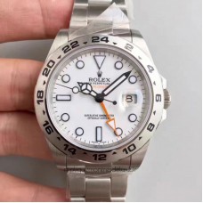 Réplique montre Explorer II 216570 cadran blanc en acier inoxydable