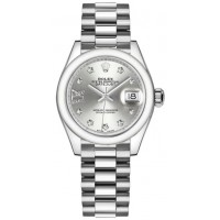 Replique Rolex Datejust Bracelet President En Argent Platine m279166-0001