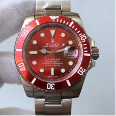 Réplique montre Submariner Date 116610LN Cadran Rouge En Acier Inoxydable