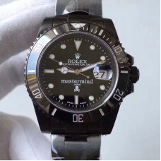 Réplique montre Submariner Date 116610LN Cadran Noir Mastermind PVD