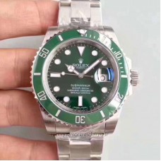 Réplique montre Submariner Date 116610LV Cadran Vert En Acier Inoxydable