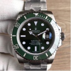 Réplique montre Submariner Date 116610LV Cadran Vert En Acier Inoxydable