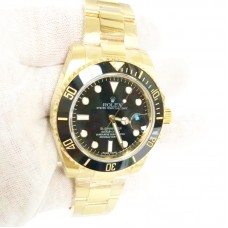 Réplique montre Submariner Date 116618LN Cadran Noir - Or Jaune