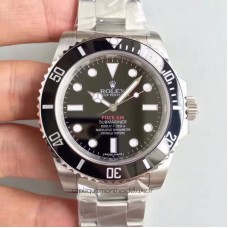 Réplique montre Submariner FUCK EM 114060 cadran noir en acier inoxydable