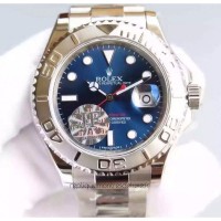 Réplique montre Yacht-Master 40 116622 cadran bleu en acier inoxydable