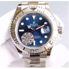 Réplique montre Yacht-Master 40 116622 cadran bleu en acier inoxydable