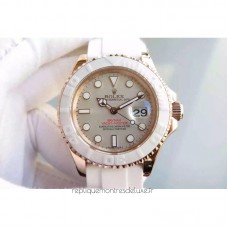 Réplique montre Yacht-Master 40 116655 Cadran Gris Or Rose