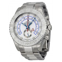 Réplique montre Yacht-Master II 116689 cadran blanc en acier inoxydable