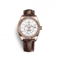 Réplique Rolex Sky-Dweller 18 carats or Everose M326135-0006