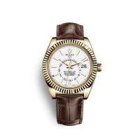 Réplique Montre Rolex Sky-Dweller or jaune 18 carats M326138-0010