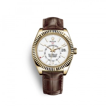 Réplique Montre Rolex Sky-Dweller or jaune 18 carats M326138-0010