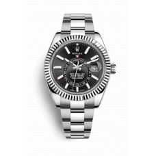 Rolex Sky-Dweller Rolesor Oyster Steel or blanc 326934 cadran noir