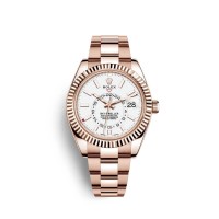 Réplique Montre  Rolex Sky-Dweller Everose 18 carats or M326935-0005