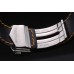 Tag Heuer Monaco Mikrograph Noir Bracelet en cuir Cadran noir 7923