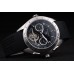 Tag Heuer SLR Lunette tachymétrique Cadran noir Tourbillon bracelet caoutchouc noir